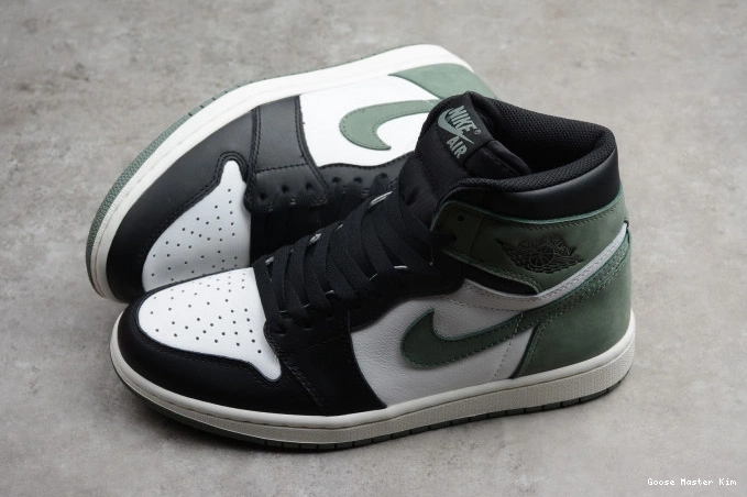 Retro Jordan High OG 1 Clay Green Air 555088-135 0815